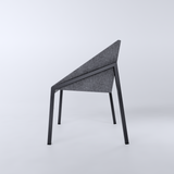 Silla TRI Tapizada/Pata Negra